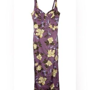 Zara Purple Floral Dress